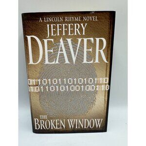 The Broken Window Jeffery Deaver 2008 Hardcover Mystery & Thriller Pre-Owned
